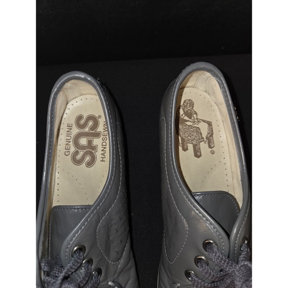 SAS Siesta Lace Up Loafer Gray Womens Size 9 N Width New! - Picture 4 of 10